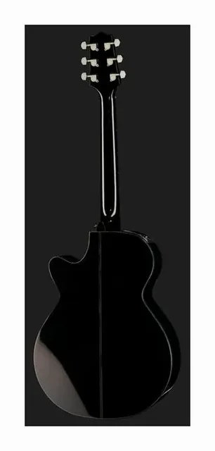 Takamine GF30CE-B, buca e rosetta, scatto 3