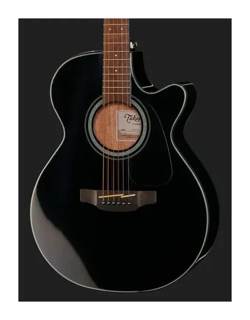 Takamine GF30CE-B, cassa vista di fronte, scatto 4