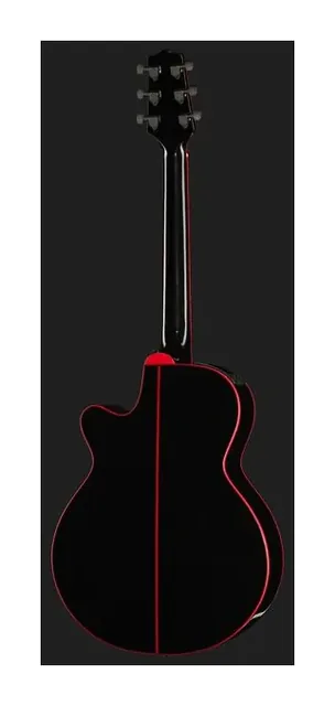 Takamine GF49CE CB, tastiera e capotasto, scatto 3