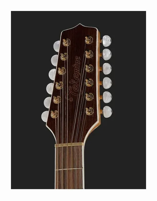 Takamine GJ72CE-12-Nat, cassa vista di fronte, scatto 3