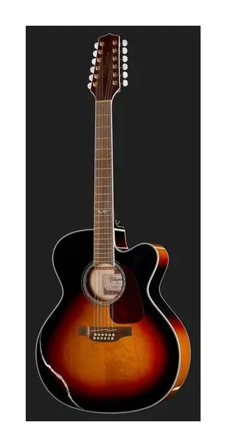 Takamine GJ72CE-12BSB, paletta e meccaniche, scatto 2