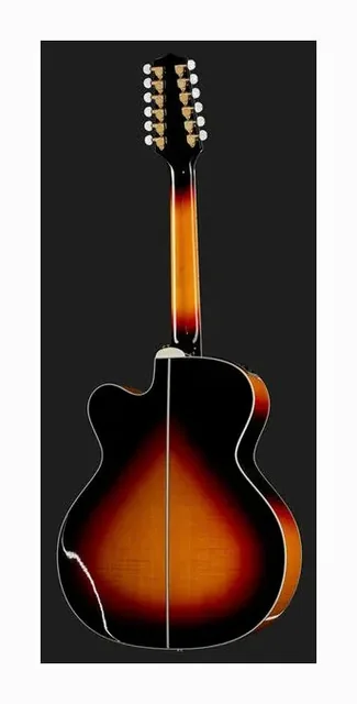 Takamine GJ72CE-12BSB, ponte e selletta, scatto 3