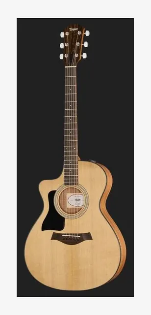 Taylor 112ce Sapele Lefthand, ponte e selletta, scatto 2