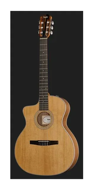 Taylor 214ce-N LH Spruce/Walnut, cassa vista di fronte, scatto 2