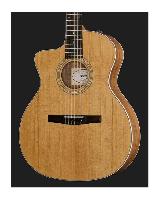 Taylor 214ce-N LH Spruce/Walnut, cassa vista di fronte, scatto 4