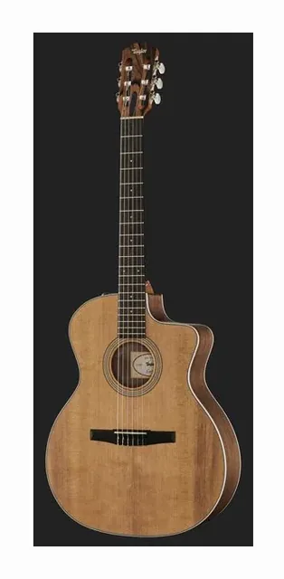 Taylor 214ce-N Spruce/Walnut, cassa vista di fronte, scatto 2