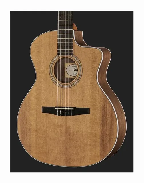 Taylor 214ce-N Spruce/Walnut, ponte e cordiera, scatto 4
