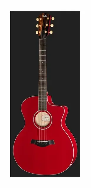 Taylor 214ce-RED DLX, ponte e selletta, scatto 2