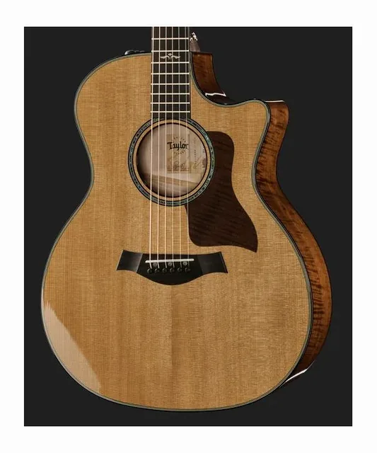 Taylor 614ce V-Class, tastiera e capotasto, scatto 4