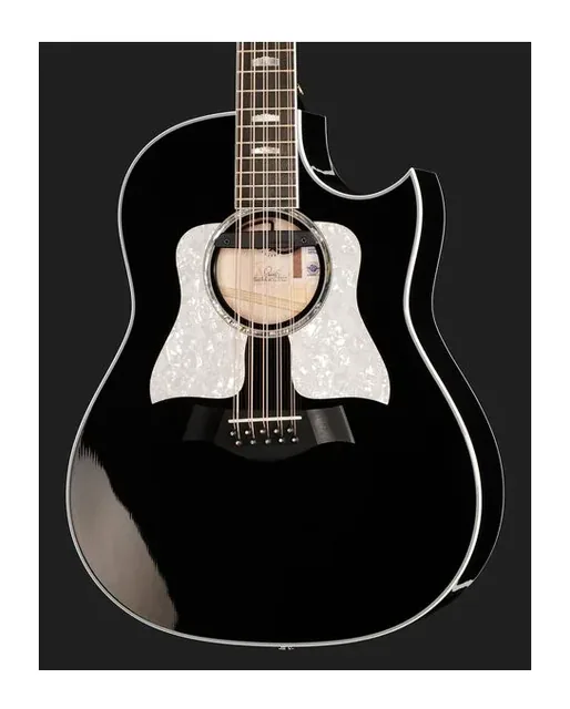 Taylor 657ce Bajo Quinto BLK, buca e rosetta, scatto 4