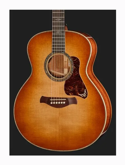 Taylor Gold Label 814e Koa Sunburst, ponte e selletta, scatto 4