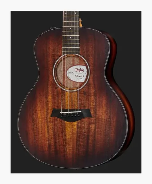 Taylor GS Mini-e Koa Plus, buca e rosetta, scatto 4