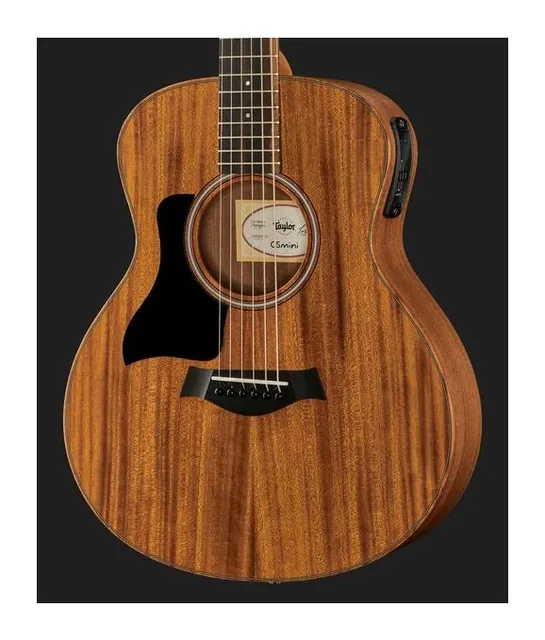 Taylor GS Mini-e Mahogany LH, buca e rosetta, scatto 4