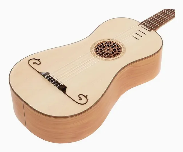 Thomann Baroque Guitar 6-Strings WP, paletta a finestre e meccaniche, scatto 3