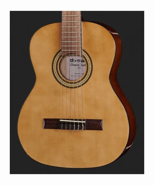 Thomann Classic Guitar 1/2 Lefthand, ponte e cordiera, scatto 4