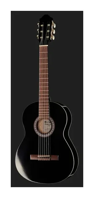 Thomann Classic Guitar 3/4 Black, paletta a finestre e meccaniche, scatto 2