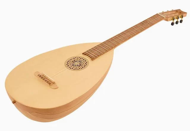 Thomann Lute Guitar, paletta a finestre e meccaniche, scatto 3
