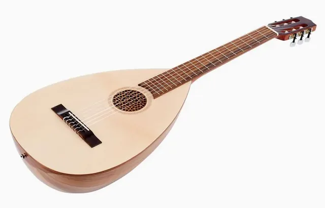 Thomann Lute Guitar Standard Walnut, buca e rosetta, scatto 3