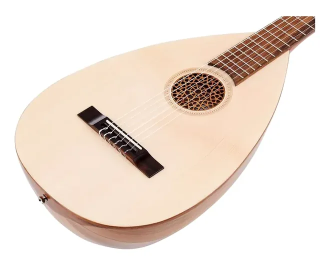 Thomann Lute Guitar Standard Walnut, tastiera e capotasto, scatto 4