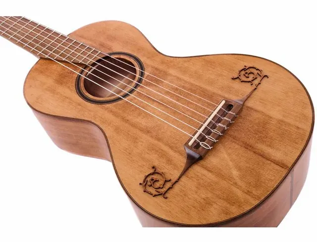 Thomann Romantic Guitar Antiqued, tastiera e capotasto, scatto 4