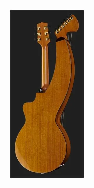 Timberline Guitars T30HGpc-e Harp Guitar, ponte e selletta, scatto 3