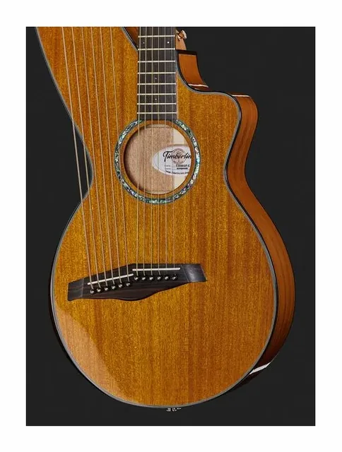 Timberline Guitars T30HGpc-e Harp Guitar, fondo e fasce, scatto 4