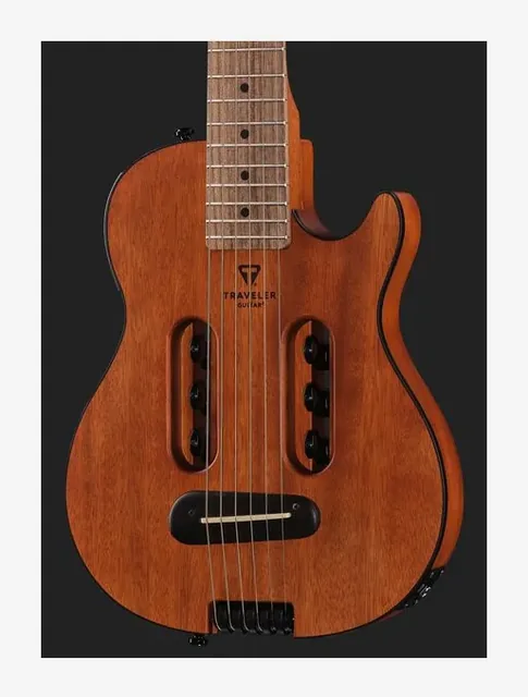 Traveler Guitar Escape MK-III Steel Mahagony, buca e rosetta, scatto 4