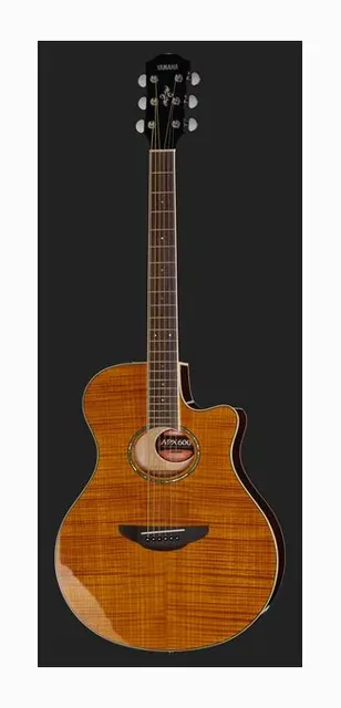 Yamaha APX 600 FM Amber, fondo e fasce, scatto 2