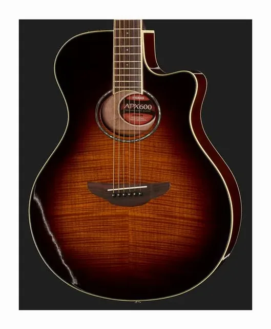 Yamaha APX 600 FM TBS, ponte e selletta, scatto 4