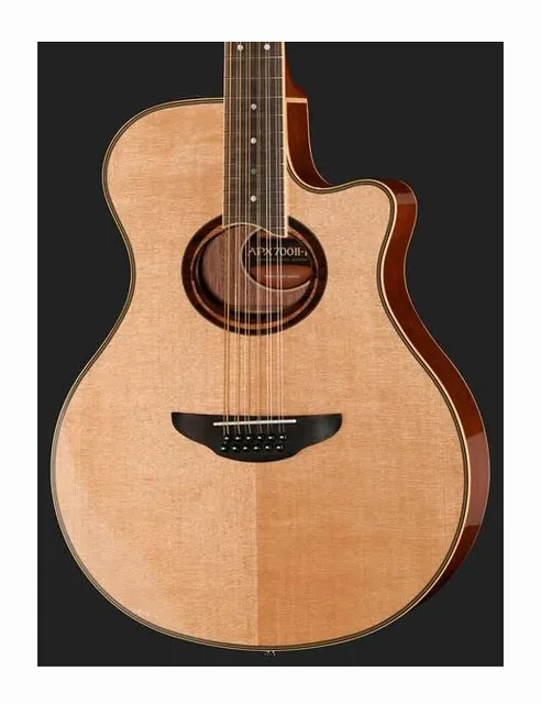 Yamaha APX700II-12 NT, fondo e fasce, scatto 4