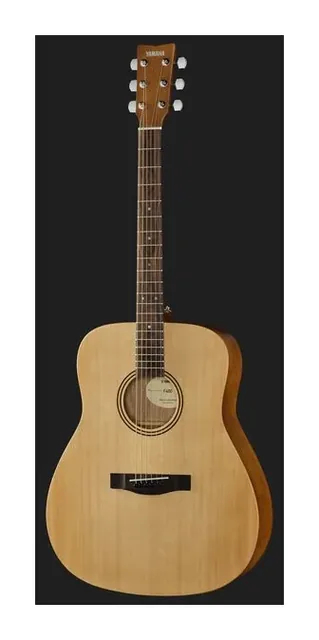 Yamaha F400 Natural Satin, tastiera e capotasto, scatto 2