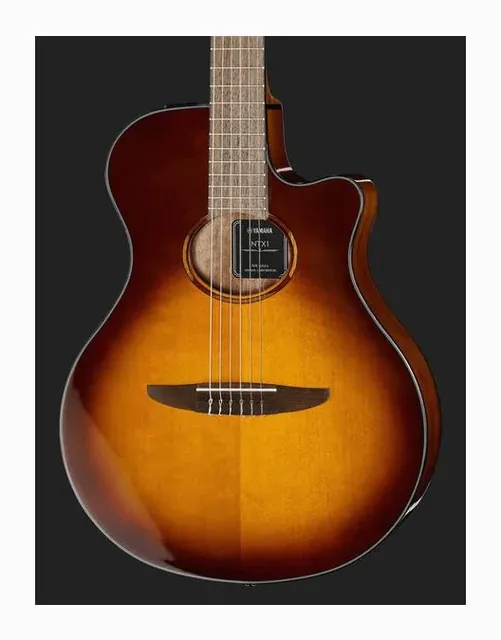 Yamaha NTX1BS Brown Sunburst, cassa vista di fronte, scatto 4